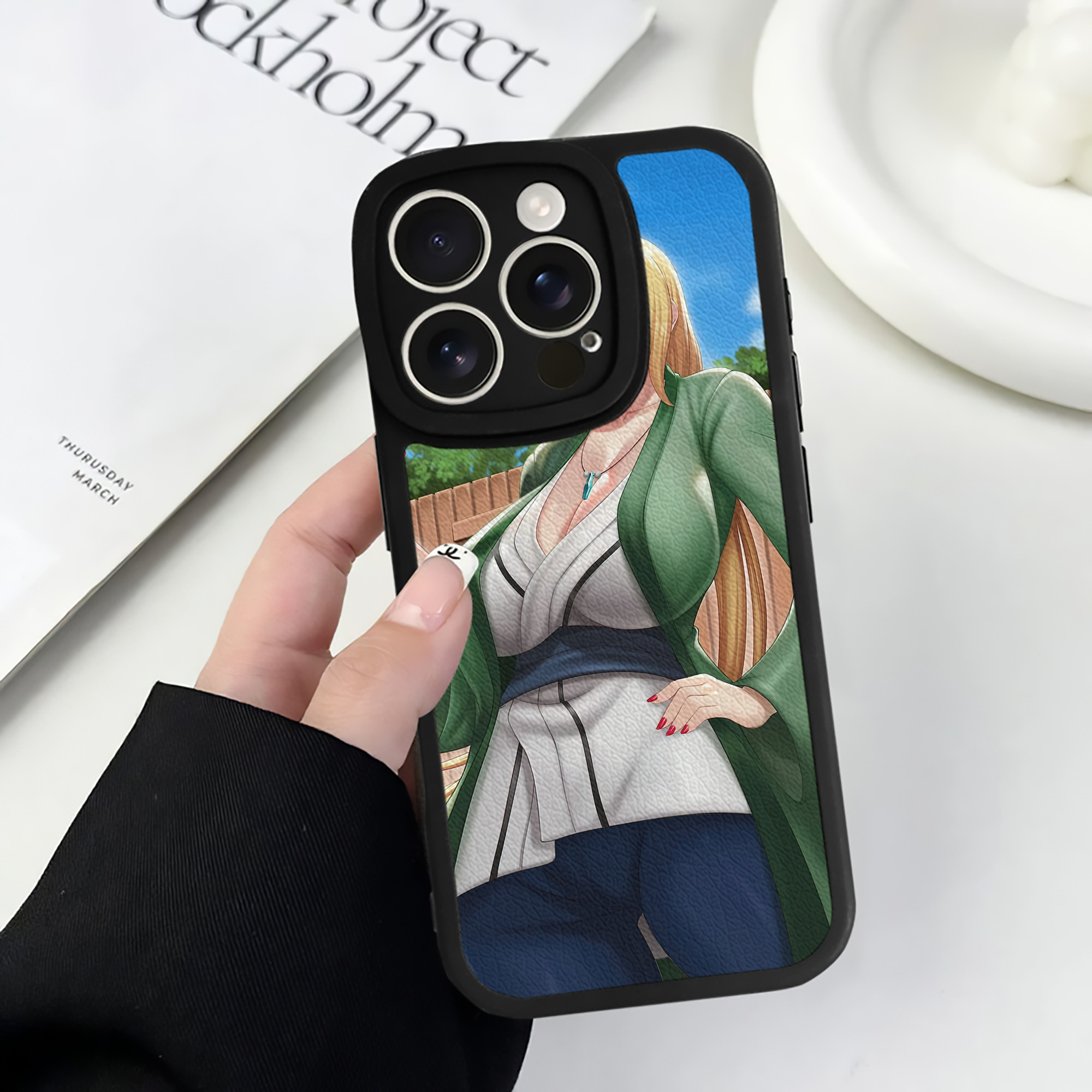 （画像用） NARUTO -ナルト- NARUTO -ナルト- 疾風伝 【iPhone 16シリーズ対応】シリコンスマホケース（レザー調） 材質：シリコン